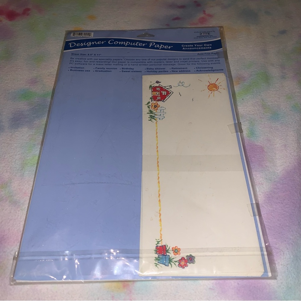English Cards Designer Computer Paper - Picture 2 of 7